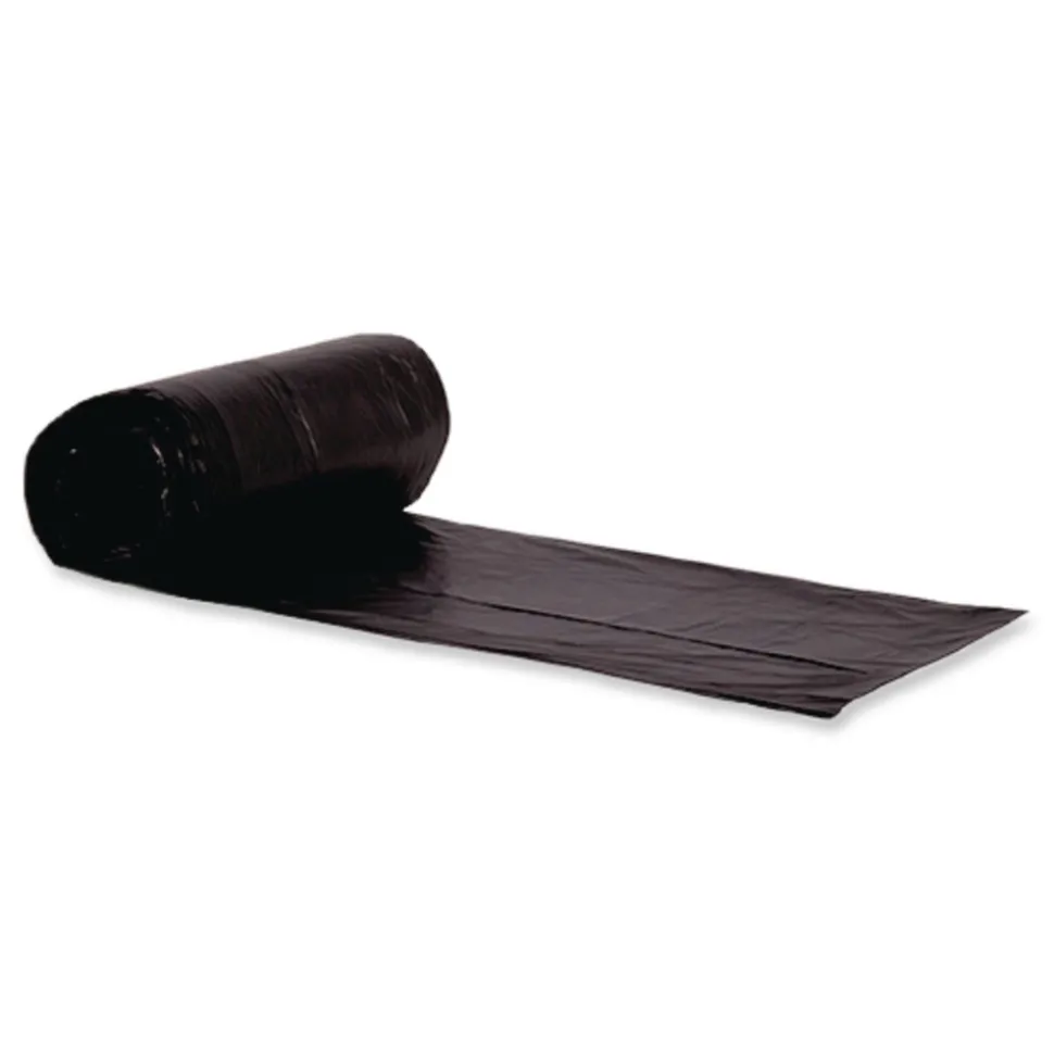 AccuFit 37 in. x 50 in. 44 gal. 0.9 mil Linear Low Density Can Liners with AccuFit Sizing - Black (50/Box)