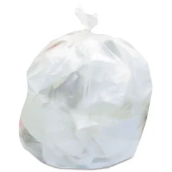 AccuFit 37 in. x 50 in. 44 gal. 0.9 mil Linear Low Density Can Liners with AccuFit Sizing - Clear (50/Box)