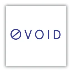ACCUSTAMP2 1.63 in. x 0.5 in. VOID Pre-Inked Shutter Stamp - Blue