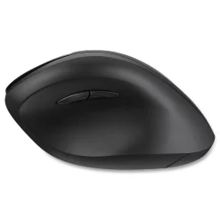Adesso iMouse 2.4 GHz Frequency 33 ft. Wireless Range Right Hand Use Antimicrobial Vertical Wireless Mouse - Black/Granite