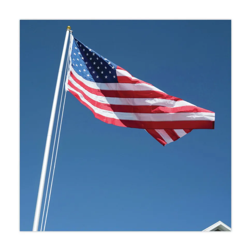 Advantus 96 in. x 60 in. Heavyweight Nylon All-Weather Outdoor U.S. Flag