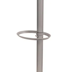 Alba 13.97 x 14 x 73.62 Festival 5-Knob Coat Stand with Umbrella Holder - Gray