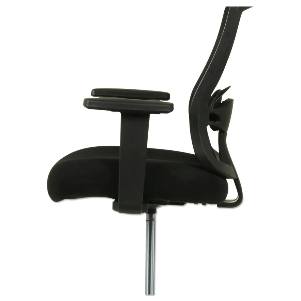 Alera Etros Series 36.13 in. Height 275 lbs. Capacity Mesh Stool - Black