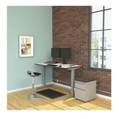 Alera 19.4 in. x 33.2 in. AdaptivErgo Anti-Fatigue Mat - Black