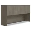 Alera 72 in. x 16 in. x 36 in. 4-Compartment Seville Hutch with Doors - Walnut