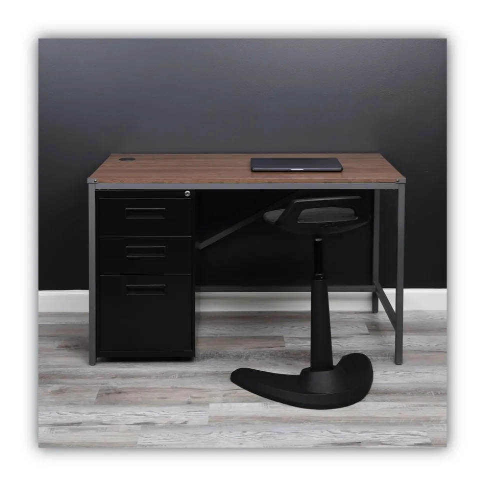 Alera 14.96 in. x 19.29 in. x 27.75 in. 3-Drawers: Box/Box/File Legal/Letter Left or Right File Pedestal - Black