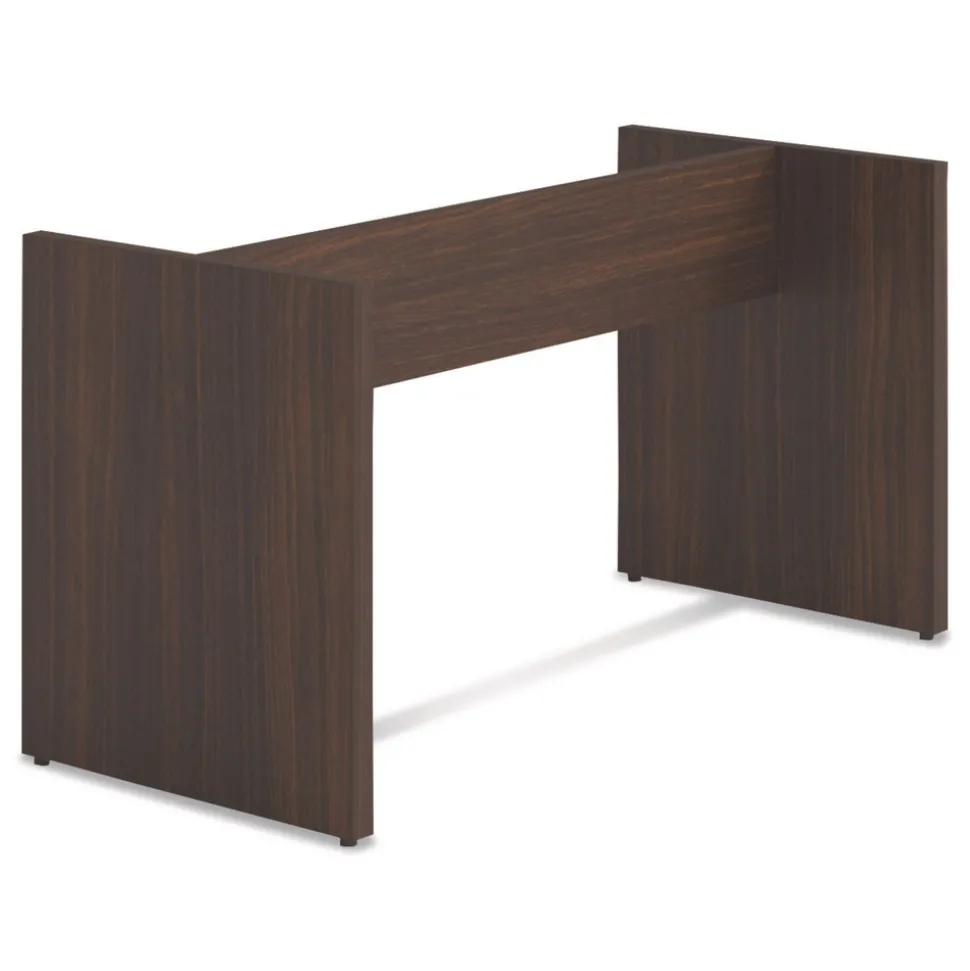 Alera 50 in. x 22 in. x 28 in. Seville 96 in. Wide Conference Table Base - Mahogany