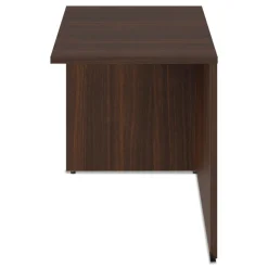 Alera 48 in. x 24 in. x 29 in. Seville Series Reversible Return Shell - Mahogany