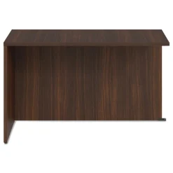 Alera 48 in. x 24 in. x 29 in. Seville Series Reversible Return Shell - Mahogany