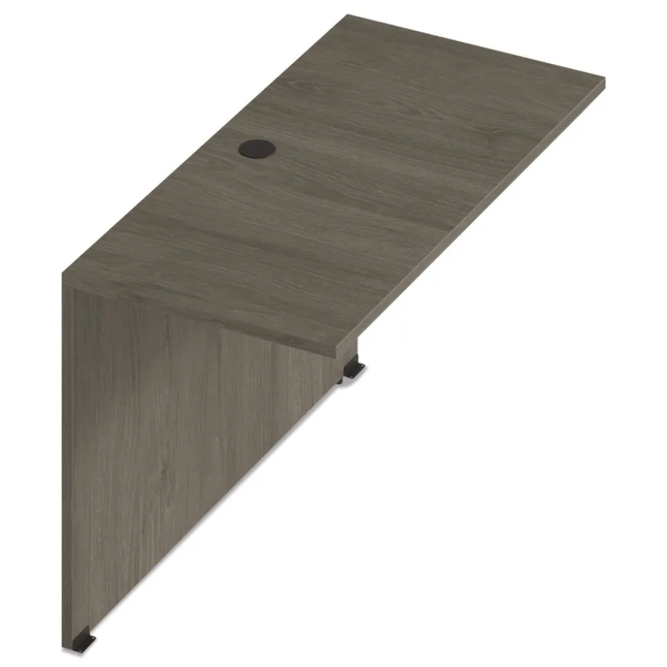 Alera 48 in. x 24 in. x 29 in. Seville Series Bridge Return - Walnut