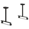 Alera 23 in. x 3 in. x 28 in. Seville Training Table Base - Black
