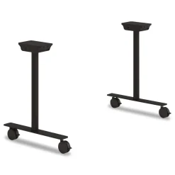 Alera 23 in. x 3 in. x 28 in. Seville Training Table Base - Black