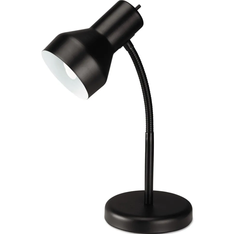 Alera 13 Watt 2 Prong 16 in. High Corded Task Lamp - Black