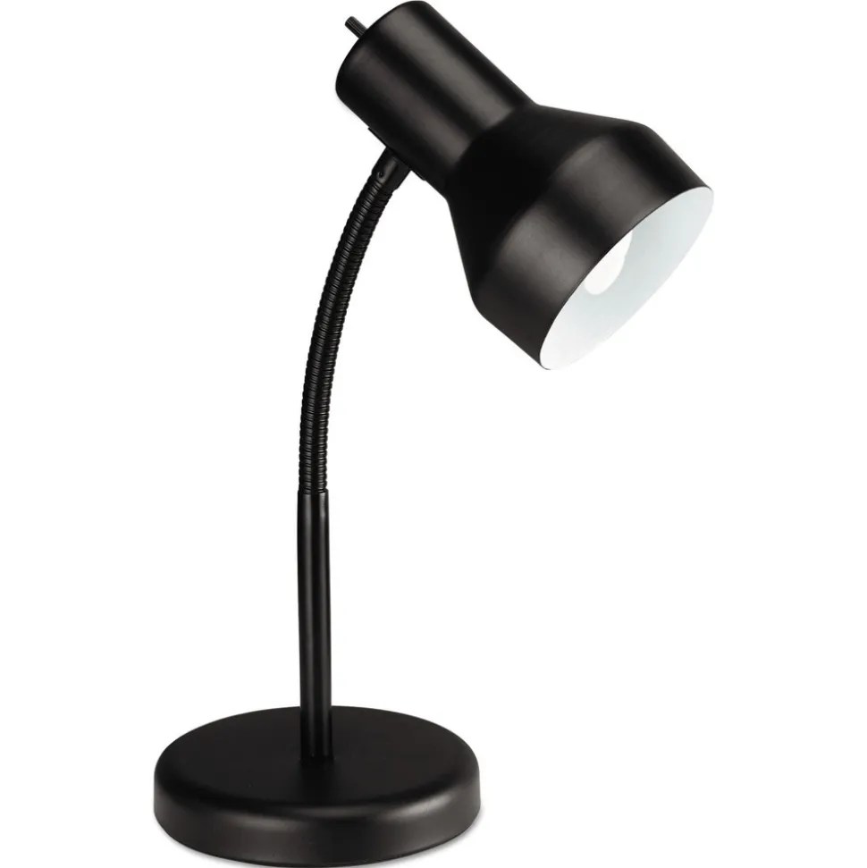 Alera 13 Watt 2 Prong 16 in. High Corded Task Lamp - Black