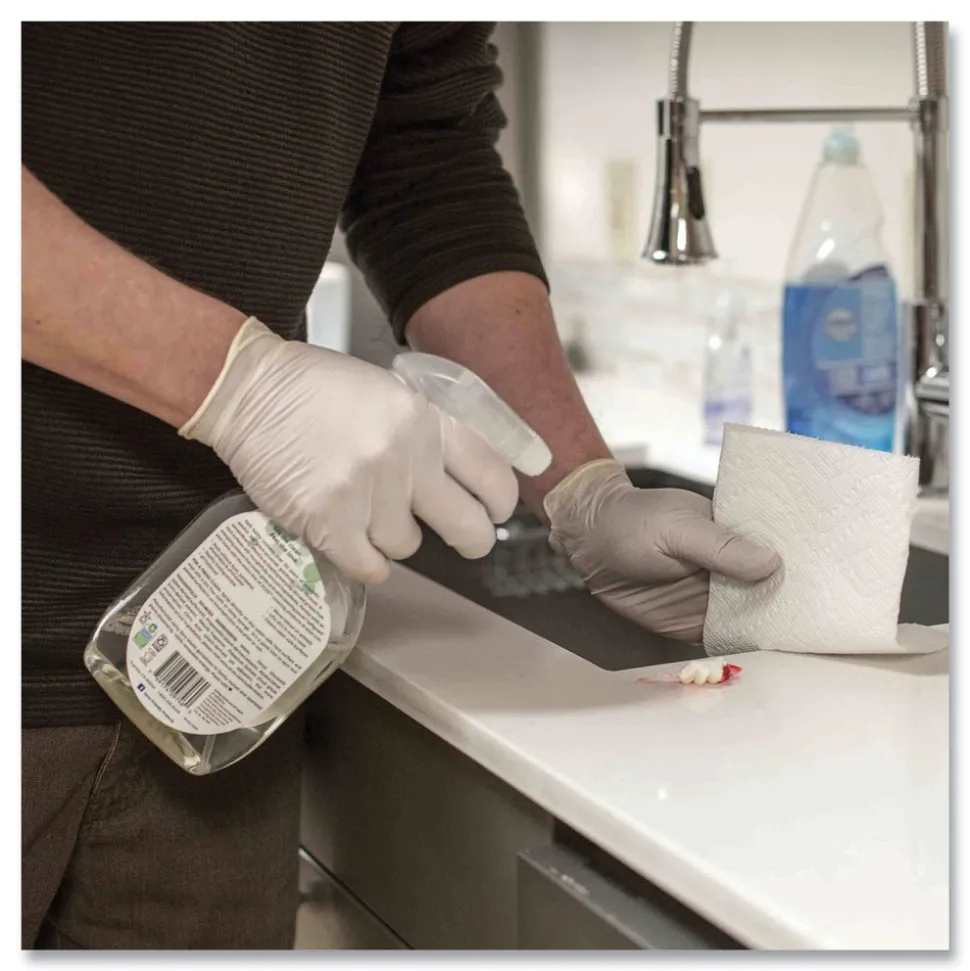 Ammex 4 mil Powder-Free Latex Disposable Gloves - X-Large, Ivory (1000/Carton)