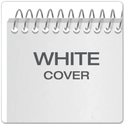 Ampad Earthwise by Ampad 4 x 8 Gregg Rule Recycled Reporter's Notepad - White Cover/White Sheets