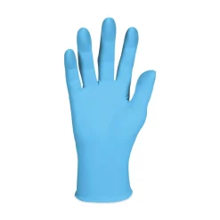 Ansell 4 mil Thick 9.5 in. Long Powder-Free G10 Comfort Plus Blue Nitrile Gloves - Extra Large, Light Blue (100/Box, 10 Boxes/Carton)