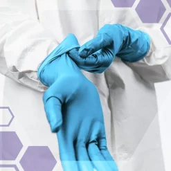 Ansell Kimtech Element Nitrile Exam Gloves - Small, Blue (2500/Carton)