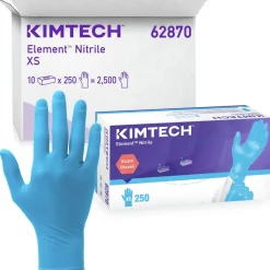 Ansell Kimtech Element Nitrile Exam Gloves - X-Small, Blue (2500/Carton)