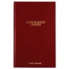 AT-A-GLANCE 12 in. x 7.75 in. Standard 2026 Edition Wide/Legal Rule Daily Journal - Red Cover
