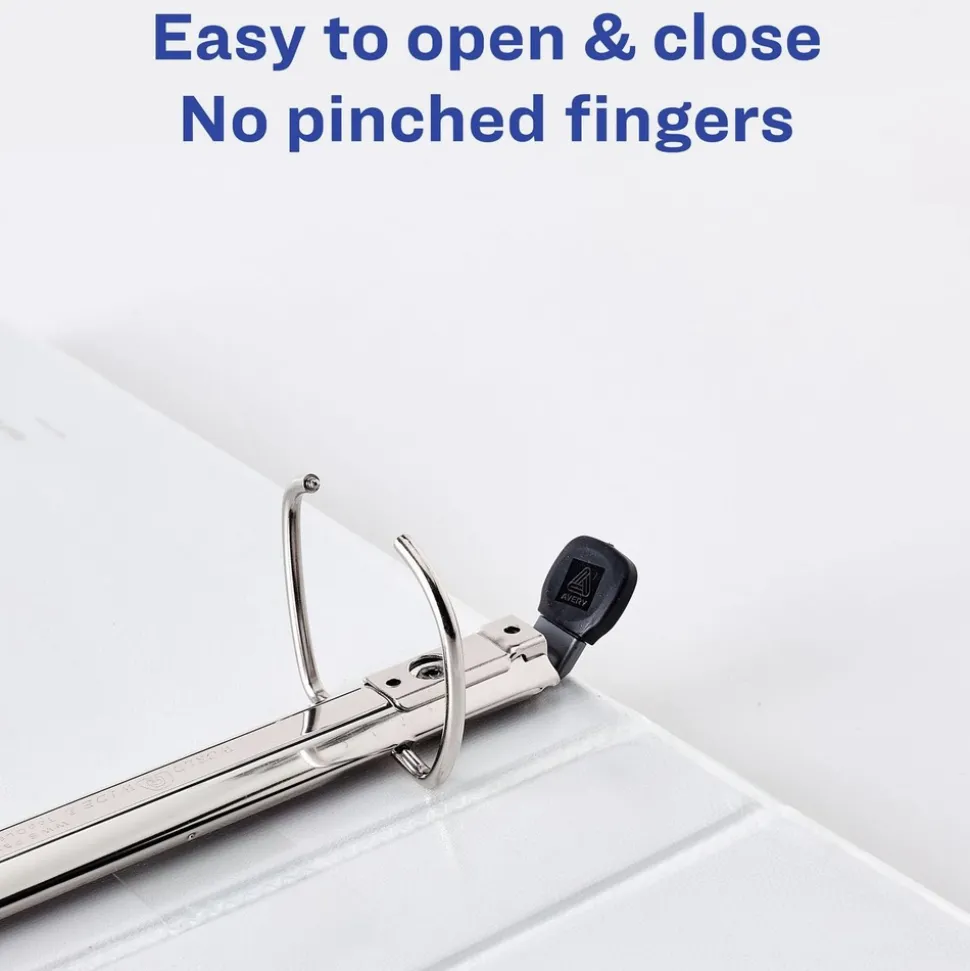 Avery 11 in. x 8.5 in. 3-Ring Framed View Heavy-Duty Binders with 1 in. Capacity - Navy Blue (12/Carton)