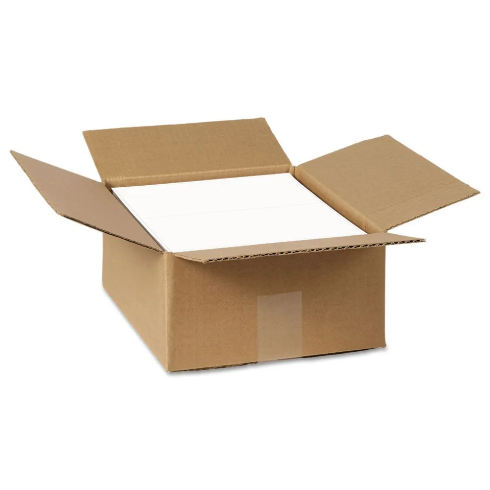 Avery 5.5 in. x 8.5 in. Shipping Labels with TrueBlock Technology for Inkjet/Laser Printers - White (2/Sheet, 500 Sheets/Box)