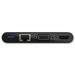 Belkin 4K HDMI/USB-A/USB-C/VGA 4.9 ft. USB-C Multimedia plus Charge Adapter - Black