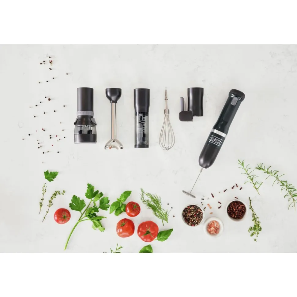Black & Decker kitchen wand Cordless Blender 6-in-1 Kitchen Multi-Tool - Black