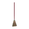Boardwalk 39 in. Corn Fiber Bristles Lobby/Toy Broom - Red