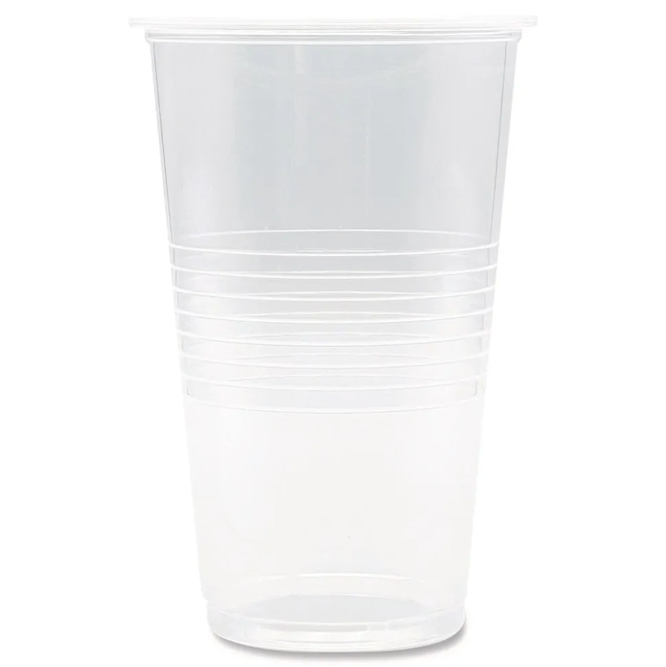 Boardwalk BWKTRANSCUP20CT 20 oz. Translucent Plastic Cold Cups - Clear (1000/Carton)
