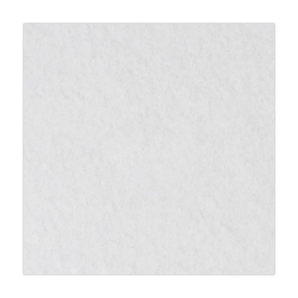 Boardwalk BWK4016WHI 16 in. Diameter Polishing Floor Pads - White (5/Carton)