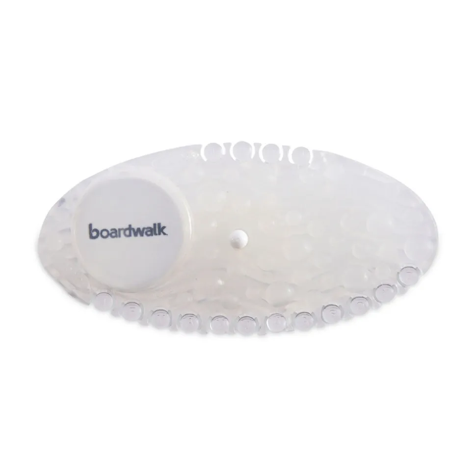 Boardwalk Curve Solid Air Freshener - Mango Fragrance, Clear (10/Box, 6 Boxes/Carton)