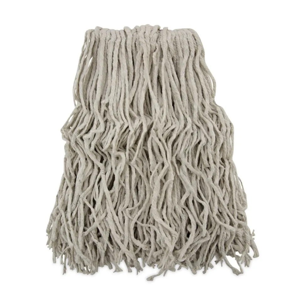 Boardwalk #32 Cut-End Cotton Mop Head - White (12/Carton)