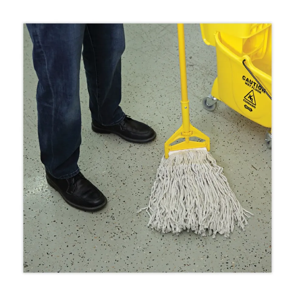 Boardwalk #32 Cut-End Cotton Mop Head - White (12/Carton)