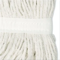 Boardwalk #24 Cut-End Rayon Wet Mop Head - White (12/Carton)