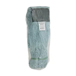 Boardwalk EchoMop with Looped-End Synthetic/Cotton Wet Mop Head - Medium, Blue (12/Carton)