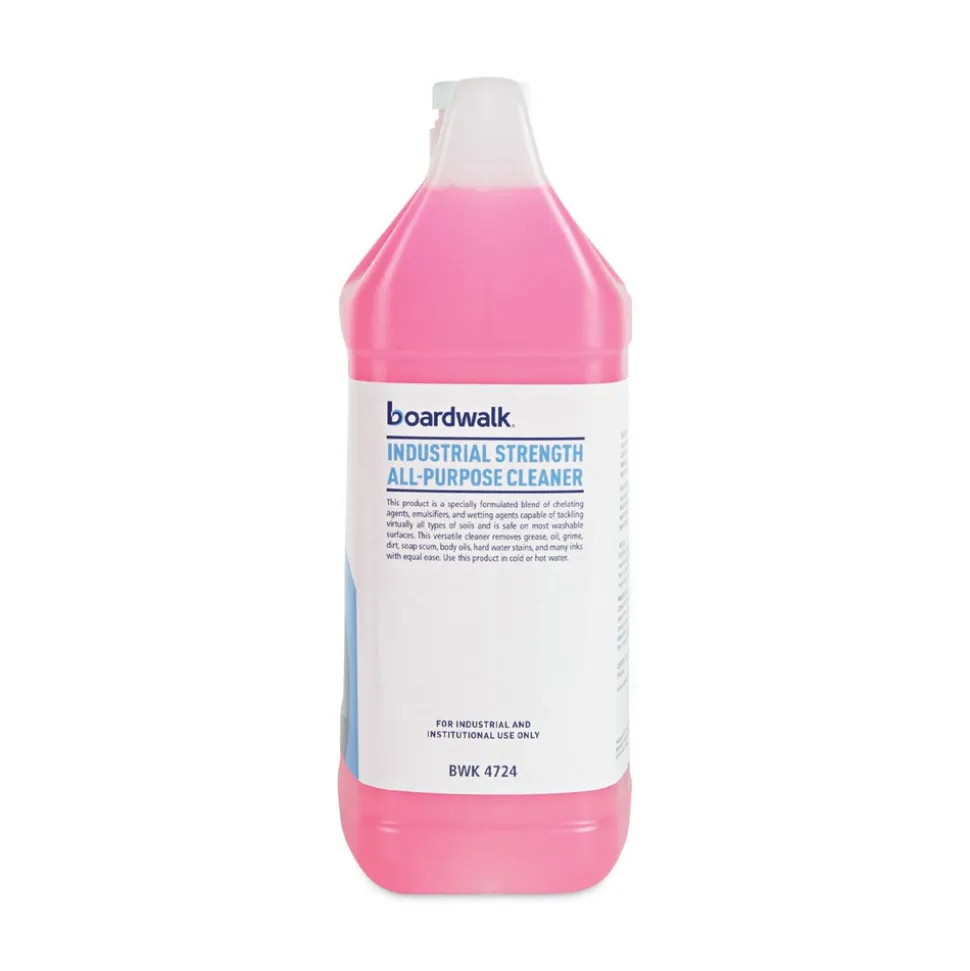 Boardwalk 1 Gallon Bottle Unscented Industrial Strength Glass Cleaner (4/Carton)