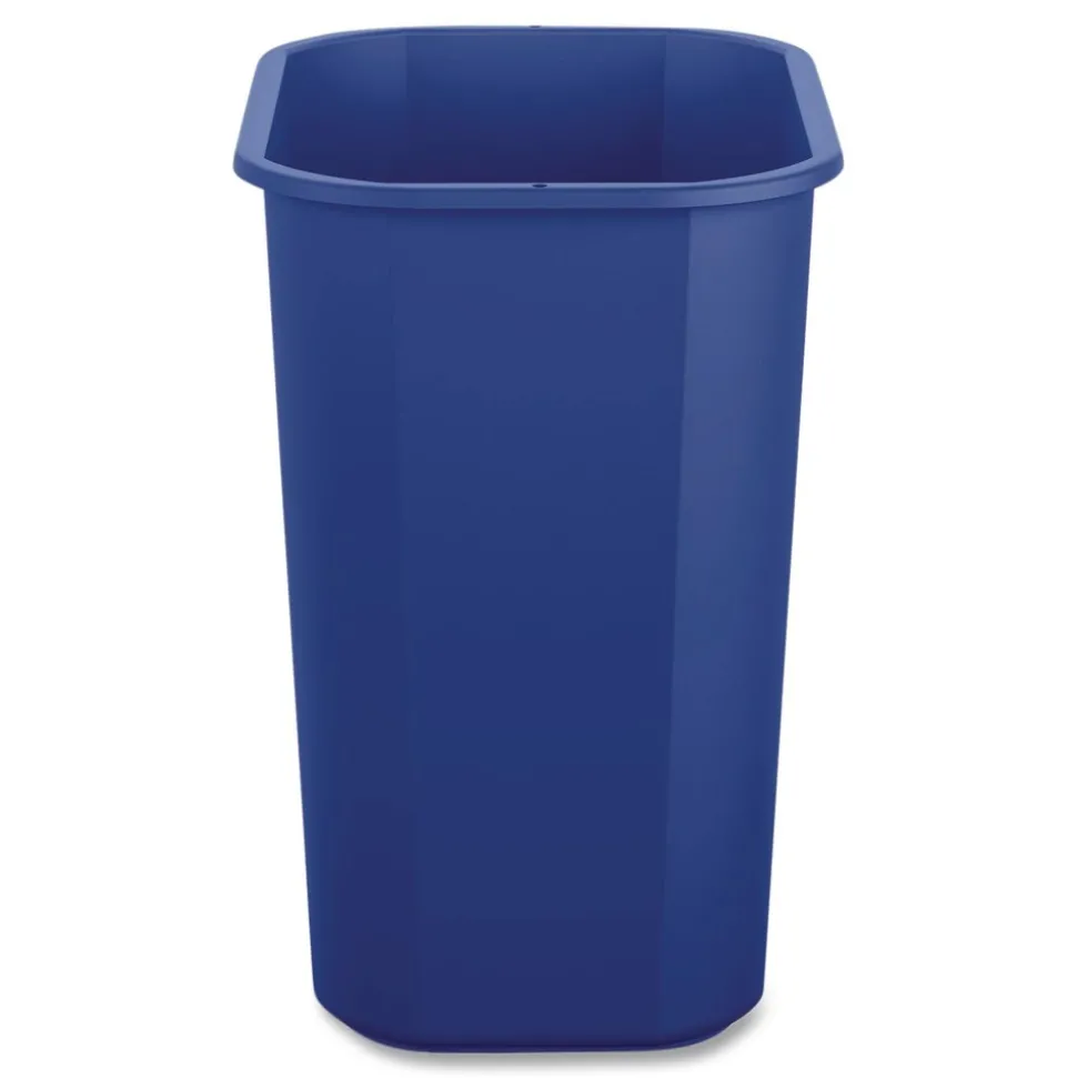 Boardwalk 3 Gallon Polypropylene Deskside Recycling Bin - Blue