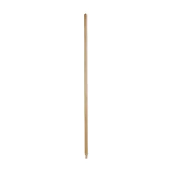 Boardwalk Heavy-Duty Threaded End Lacquered Hardwood 1.13 in. Diameter x 60 in. Broom Handle - Natural