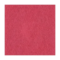 Boardwalk 12 in. Diameter Buffing Floor Pads - Red (5/Carton)