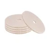 Boardwalk 17 in. Diameter Natural Hog Hair Burnishing Floor Pads - Tan (5/Carton)
