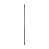 Boardwalk 1 in. Diameter x 60 in. Fiberglass Broom Handle Nylon Plastic Threaded End - Black