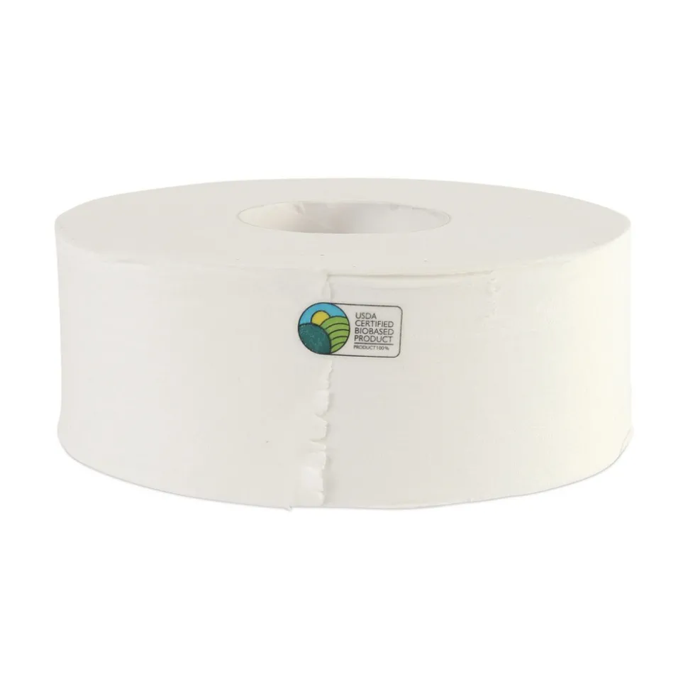 Boardwalk 3.5 in. x 1000 ft. JRT Septic Safe 2-Ply Bath Tissue - Jumbo, White (12/Carton)