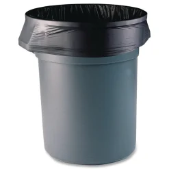Boardwalk 40 in. x 48 in. 45 gal. 22 mic High-Density Can Liners - Black (150/Carton)