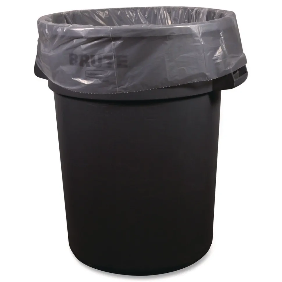 Boardwalk 40 in. x 46 in. 45 gal. 0.9 mil Low-Density Waste Can Liners - Clear (100/Carton)