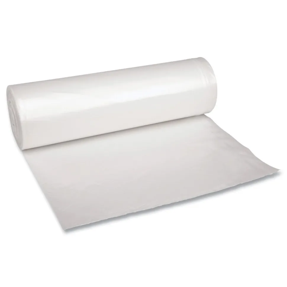 Boardwalk 40 in. x 46 in. 45 gal. 1.4 mil Recycled Low-Density Polyethylene Can Liners - Clear (100/Carton)