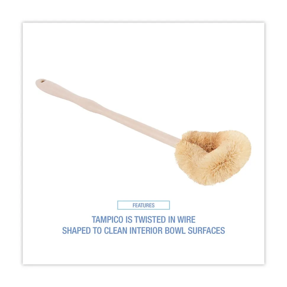 Boardwalk 5 in. x 4-1/2 in. Tampico Toilet Bowl Brush