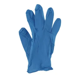 Boardwalk 5 mil Disposable General-Purpose Powder-Free Nitrile Gloves - Large, Blue (100/Box)