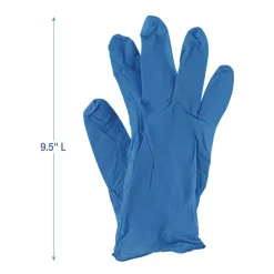 Boardwalk 5 mil. Disposable Powder-Free Nitrile Gloves - Medium, Blue (100/Box)