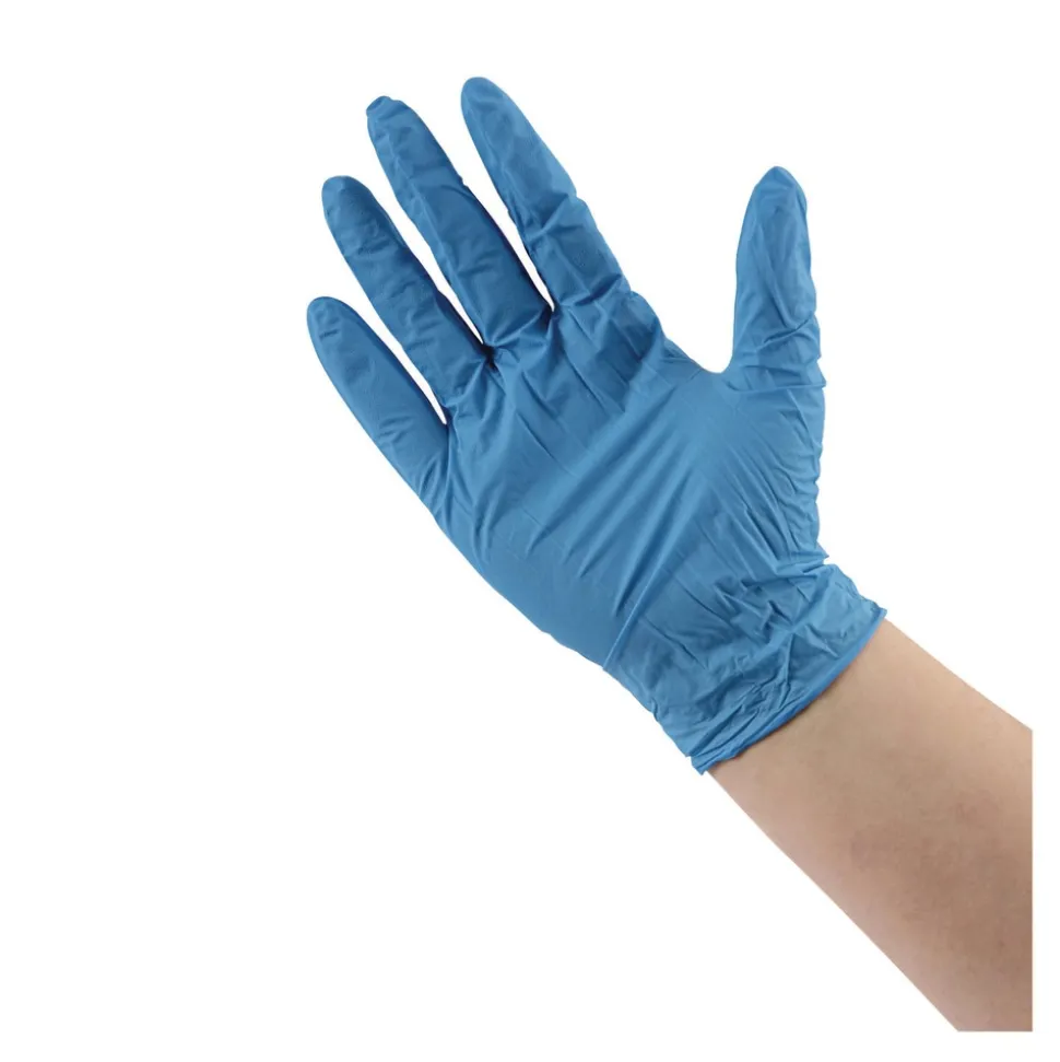 Boardwalk 5 mil Disposable Powder-Free Nitrile Gloves - Small, Blue (1000/Carton)